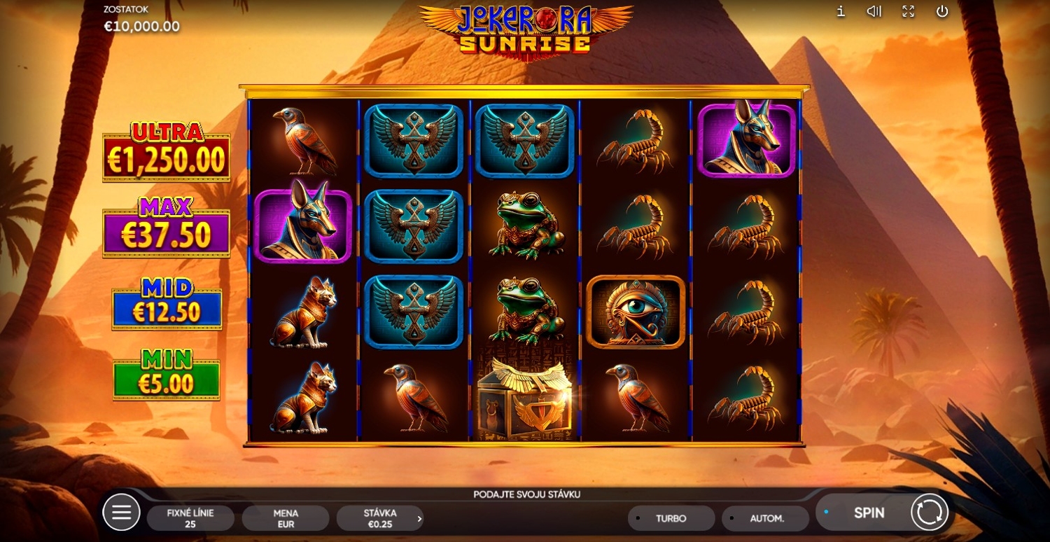 Joker Ra: Sunrise Slot Gameplay