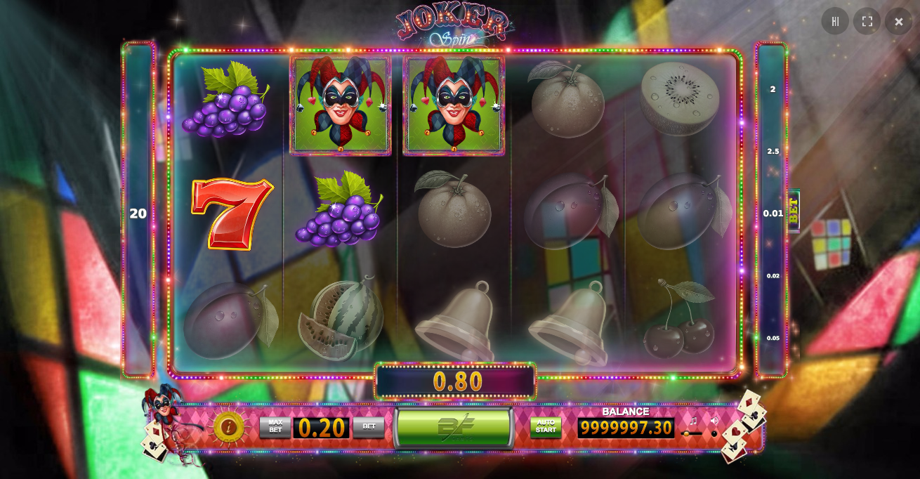 Joker Spin Slot Gameplay