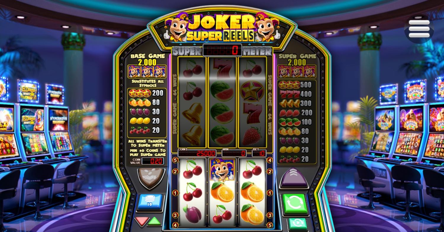 Joker Super Reels Slot Gameplay