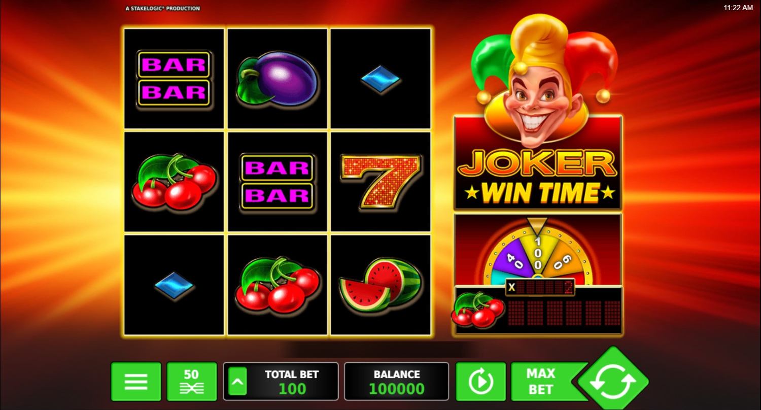 Joker Win Time Slot Gameplay