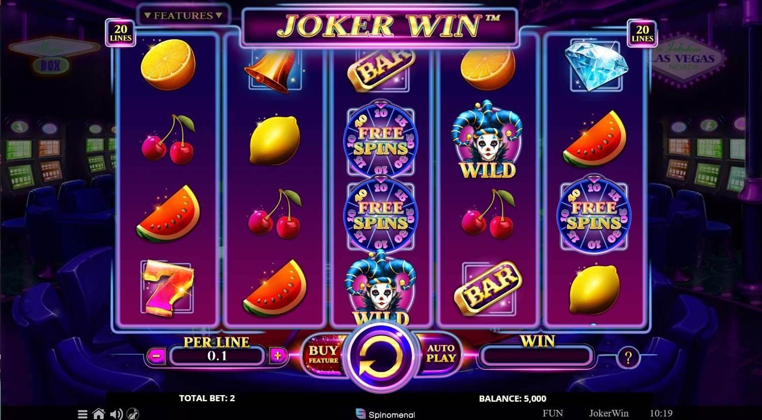 Joker Win Slot Gameplay