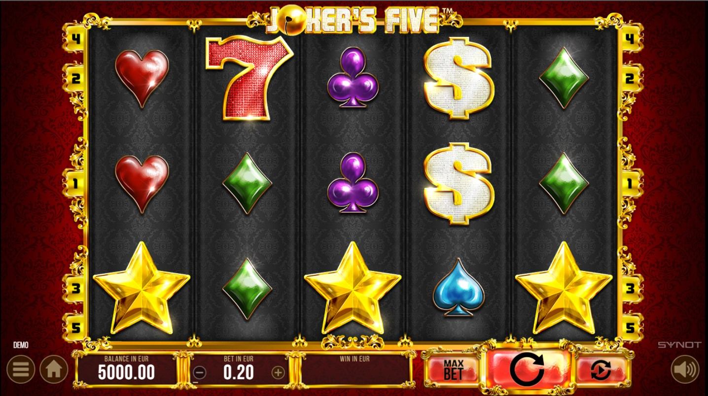 Joker's Five Slot Gameplay