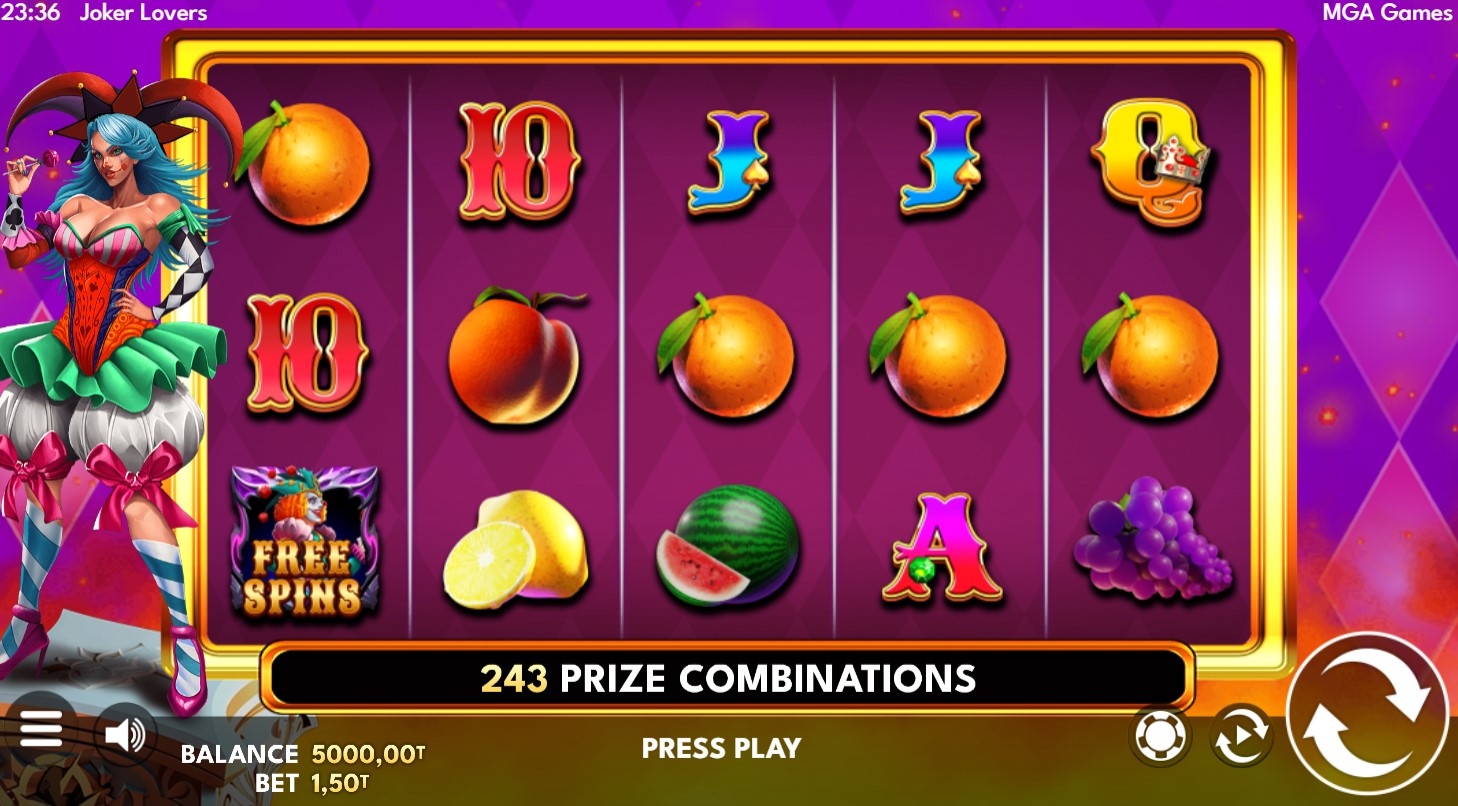 Jokers Lovers Slot Gameplay