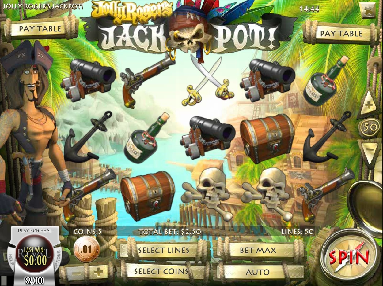 Jolly Roger's Jackpot Slot Gameplay
