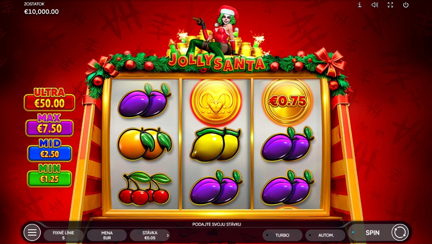 Jolly Santa Slot Gameplay