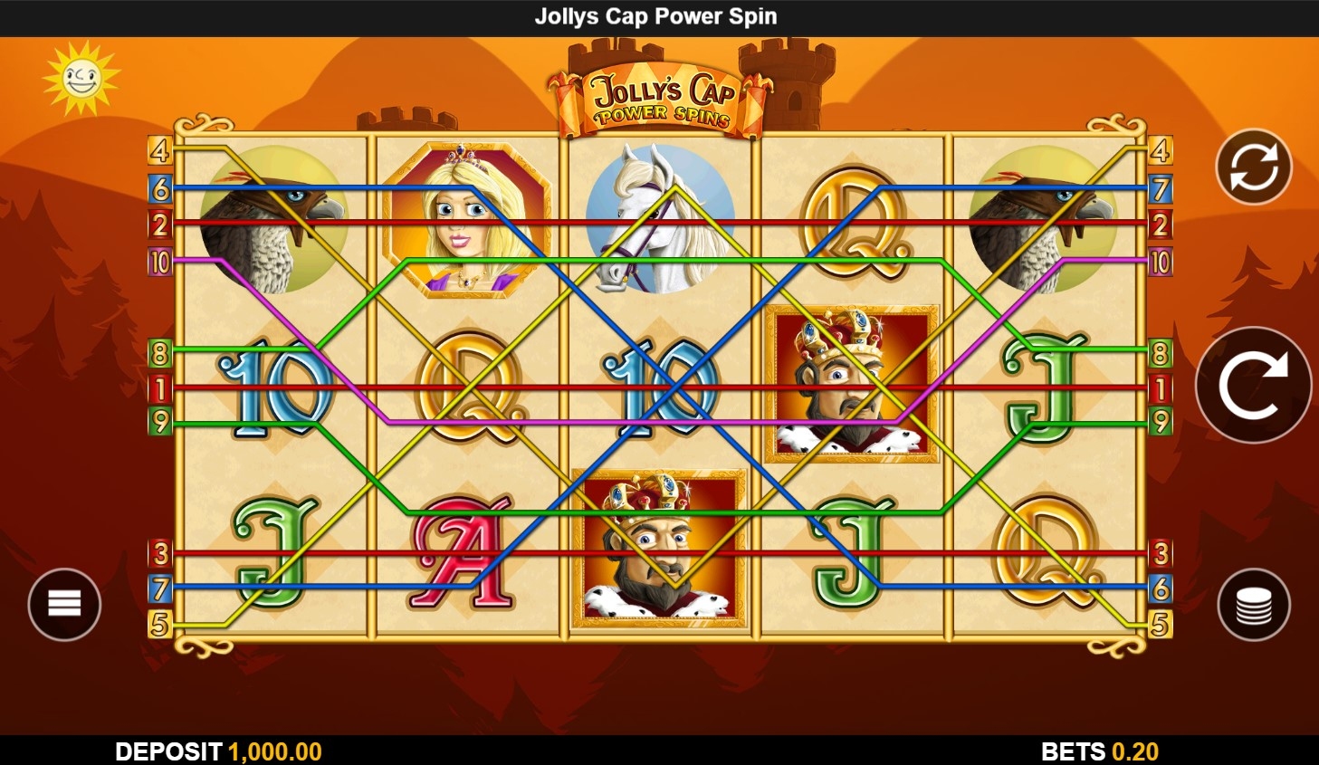 Jolly's Cap Power Spins Slot Gameplay