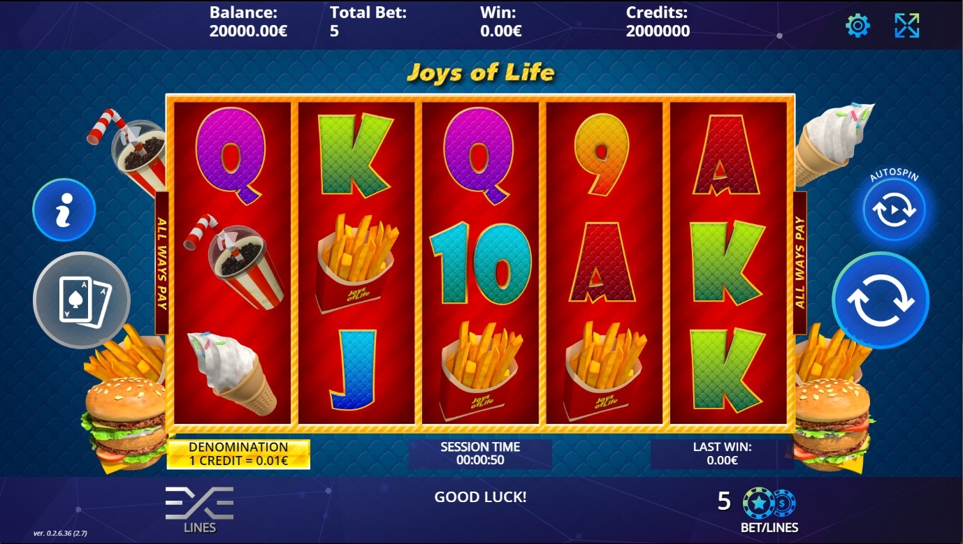 Joys of Life Slot Gameplay