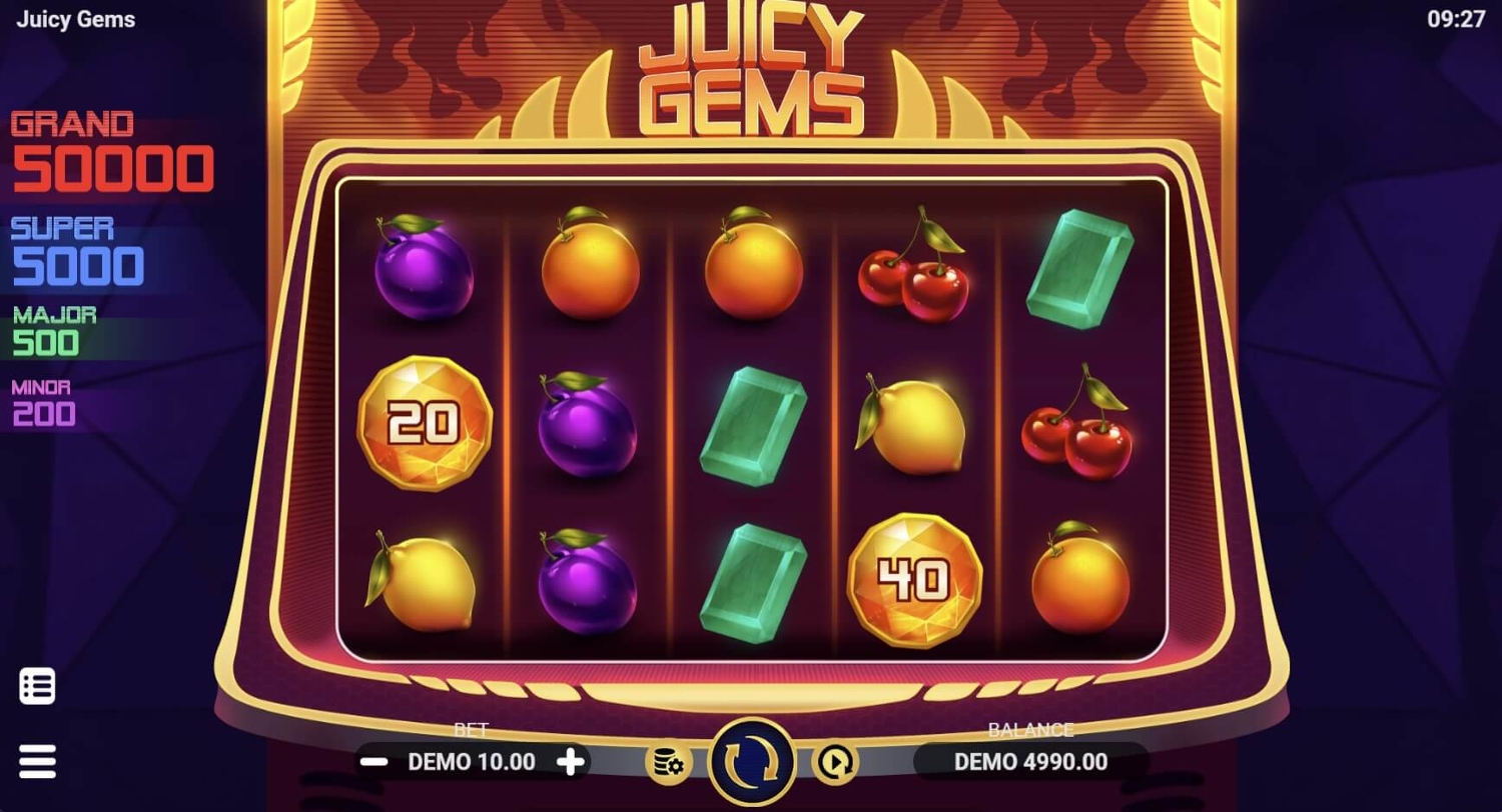 Juicy Gems Slot Gameplay