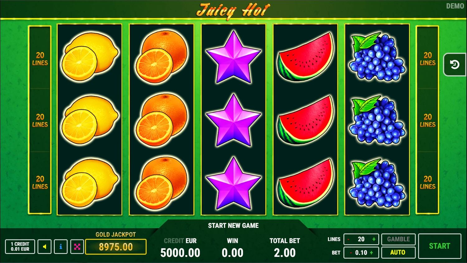 Juicy Hot Slot Gameplay