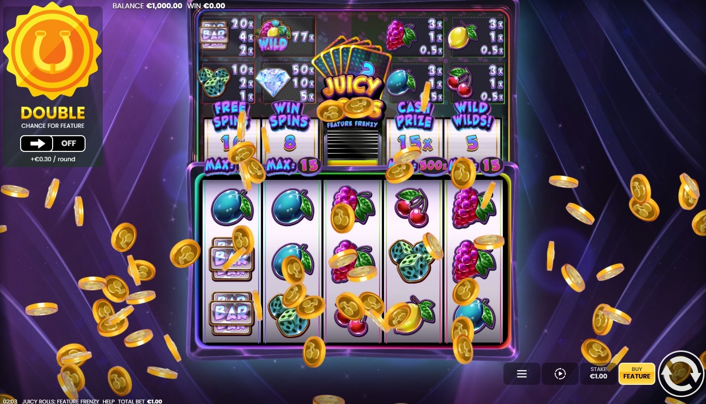 Juicy Rolls: Feature Frenzy Slot Gameplay