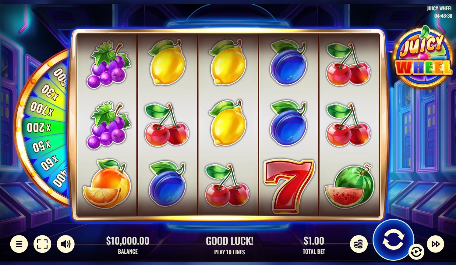 Juicy Wheel Slot Gameplay