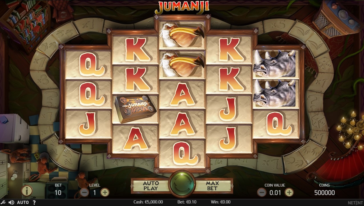 Jumanji Slot Gameplay