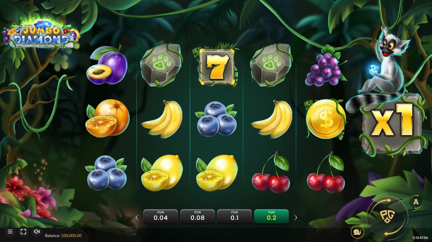 Jumbo Diamond Slot Gameplay