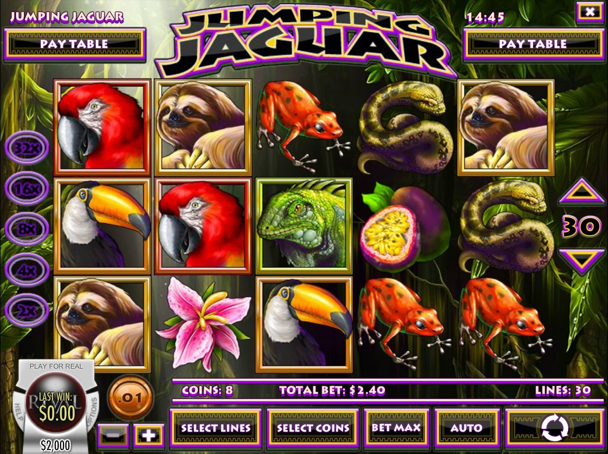 Jumping Jaguar Slot Gameplay
