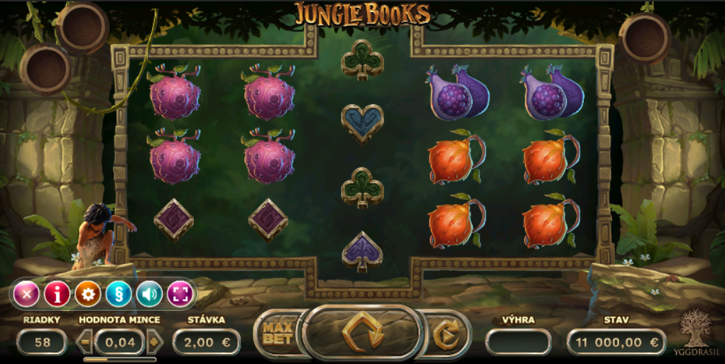 Jungle Books Slot Gameplay