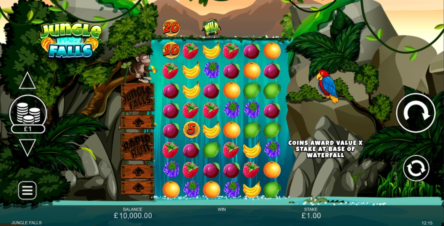 Jungle Falls Slot Gameplay