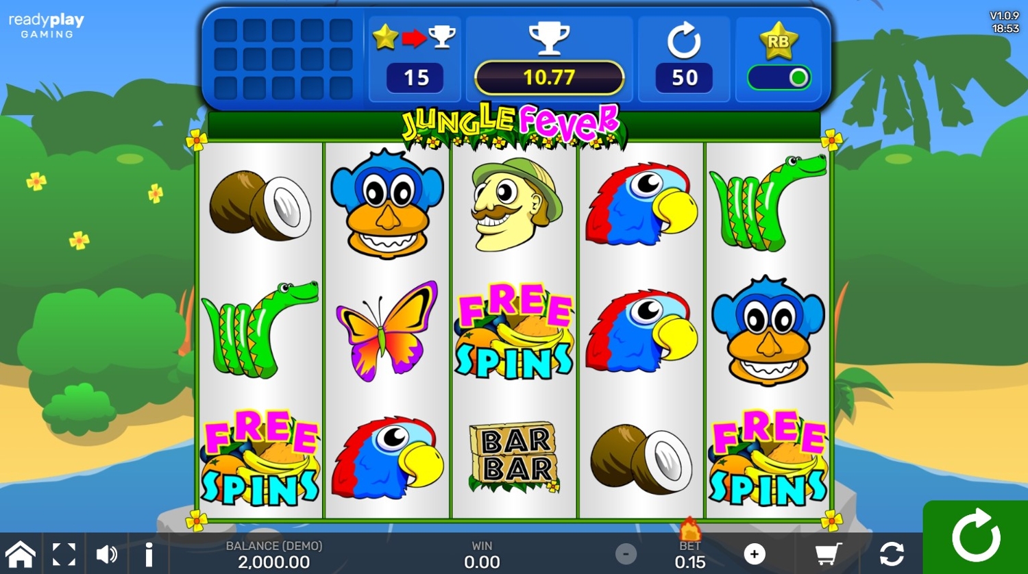 Jungle Fever Slot Gameplay