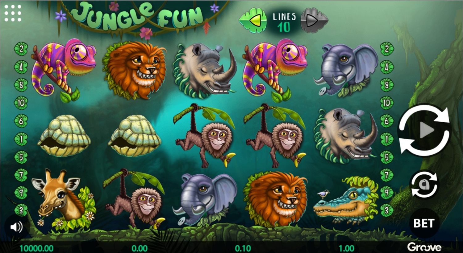 Jungle Fun Slot Gameplay