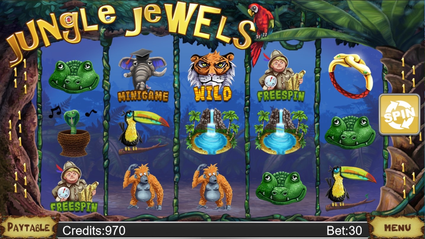 Jungle Jewels Slot Gameplay