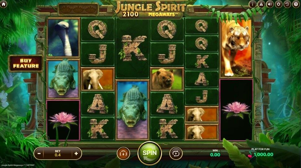 Jungle Spirit Megaways Slot Gameplay