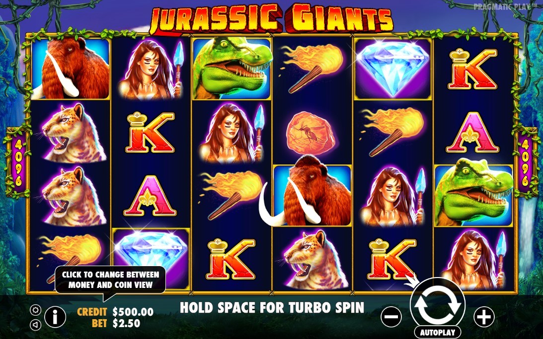 Jurassic Giants Slot Gameplay