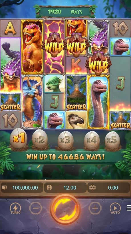 Jurassic Kingdom Slot Gameplay