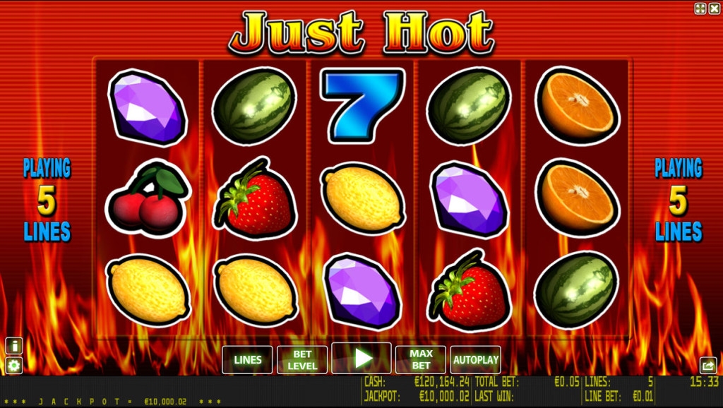Just Hot Slot Gameplay