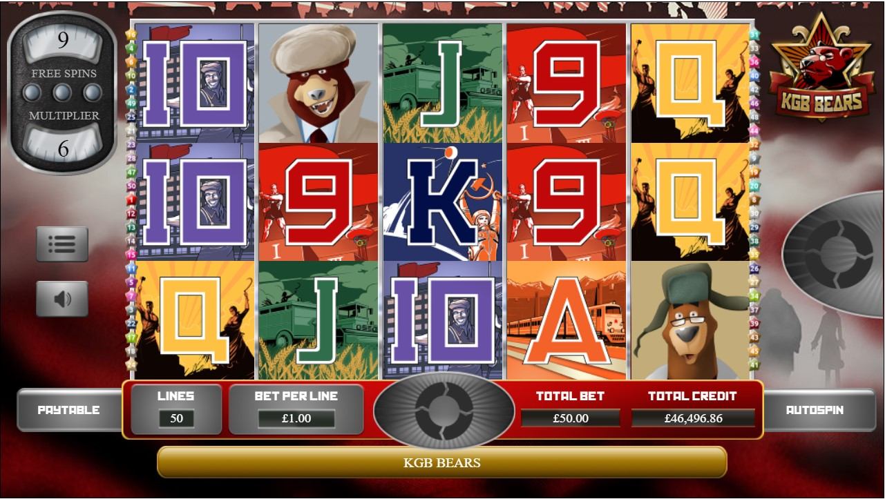 KGB Bears Slot Gameplay
