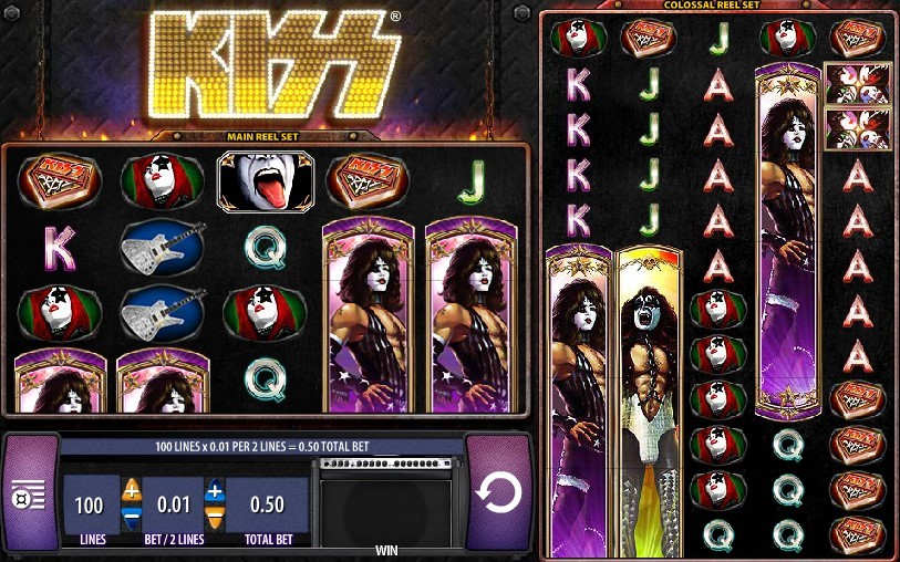 KISS Slot Gameplay
