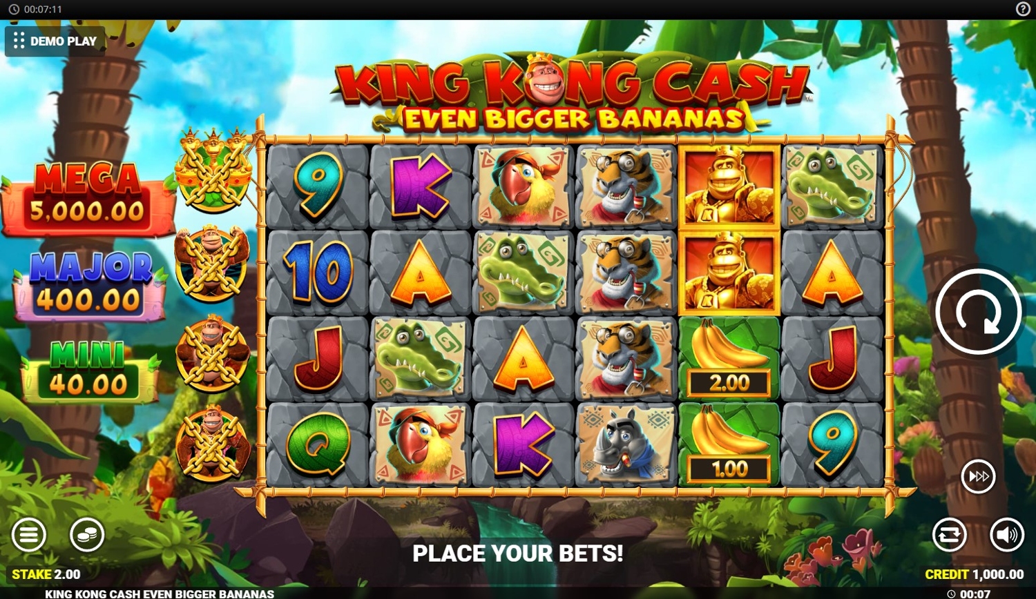 KKC Even Bigger Bananas Slot Gameplay