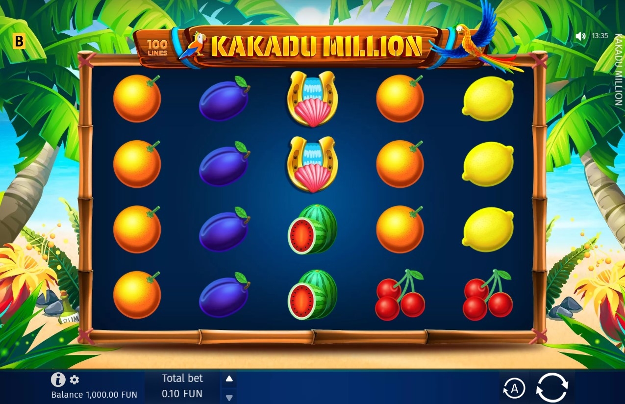 Kakadu Milllion Slot Gameplay