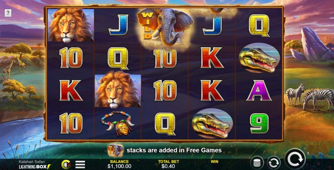 Kalahari Safari Slot Gameplay