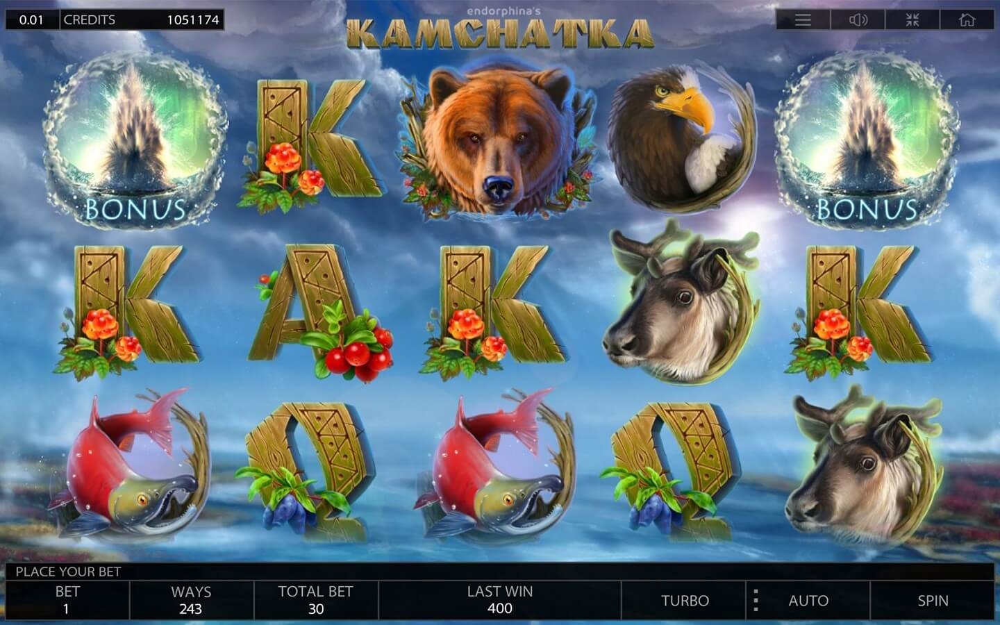 Kamchatka Slot Gameplay