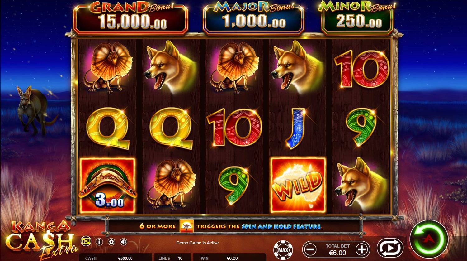 Kanga Cash Extra Slot Gameplay