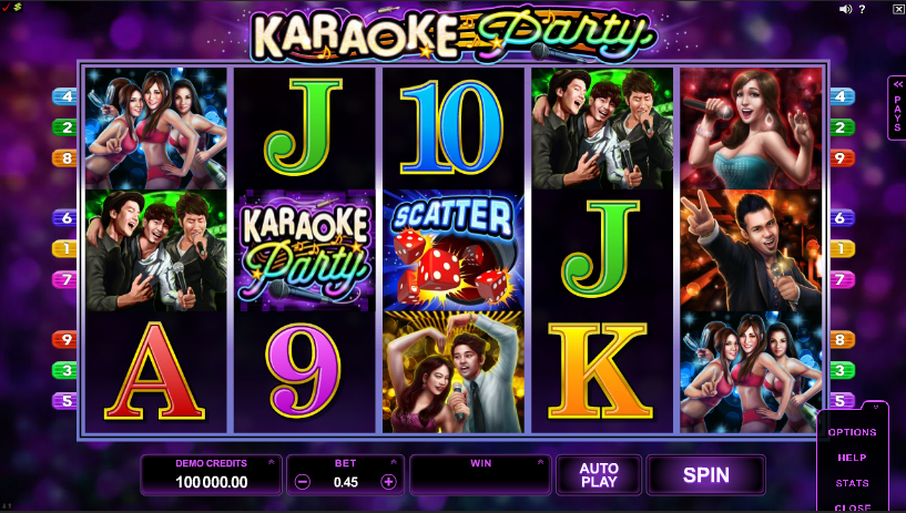 Karaoke Party Slot Gameplay