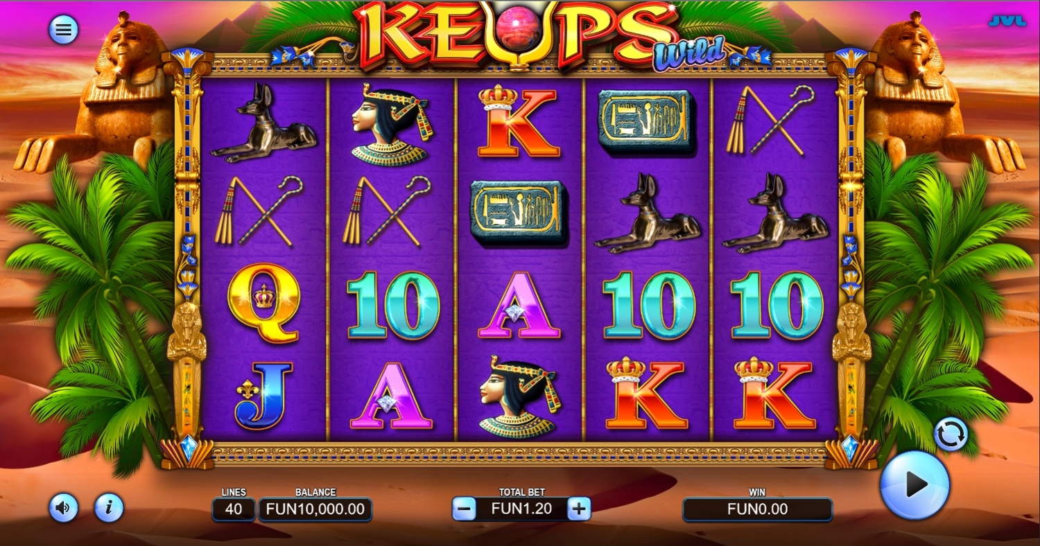 Keops Wild Slot Gameplay