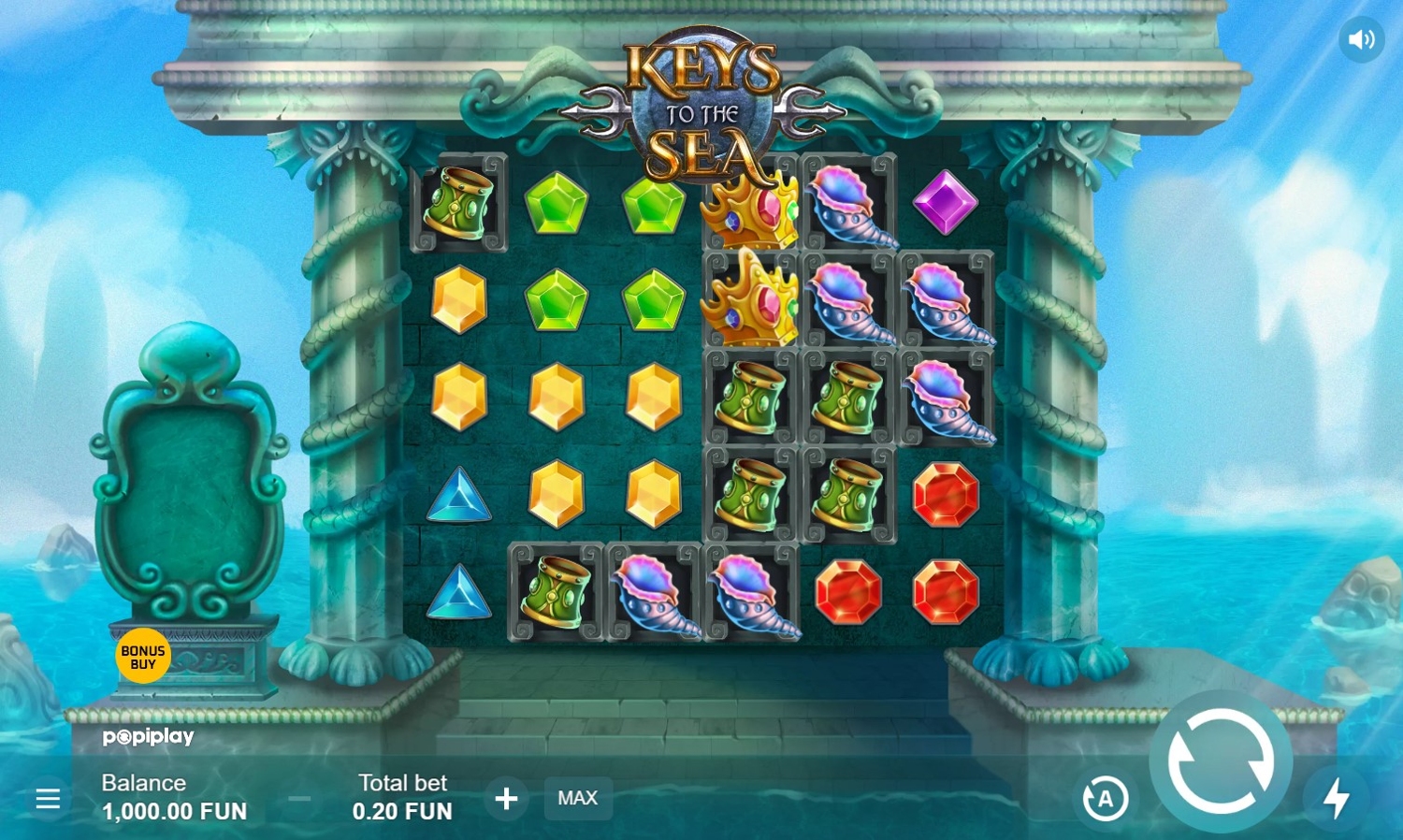 Keys To The Sea Slot Gameplay