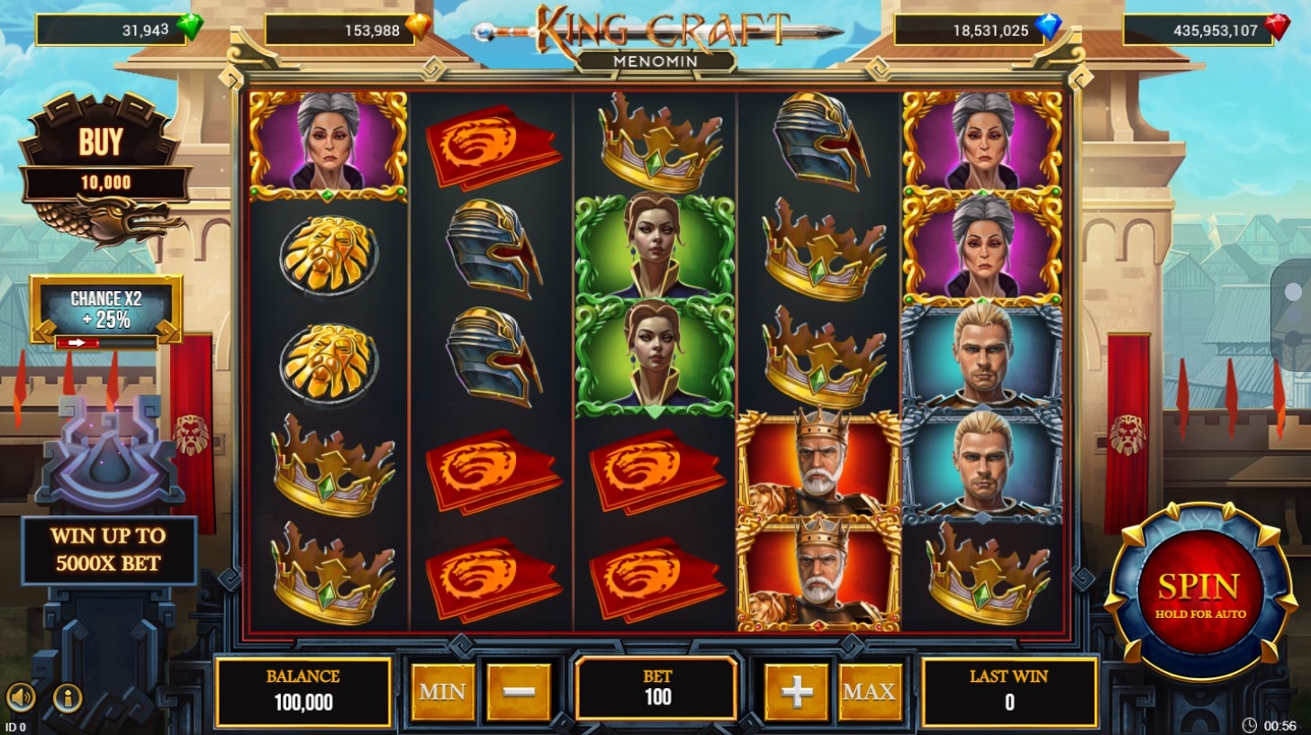 King Craft Slot Gameplay
