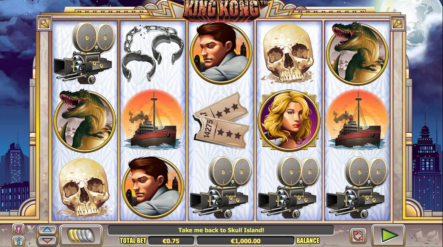 King Kong 2016 Slot Gameplay