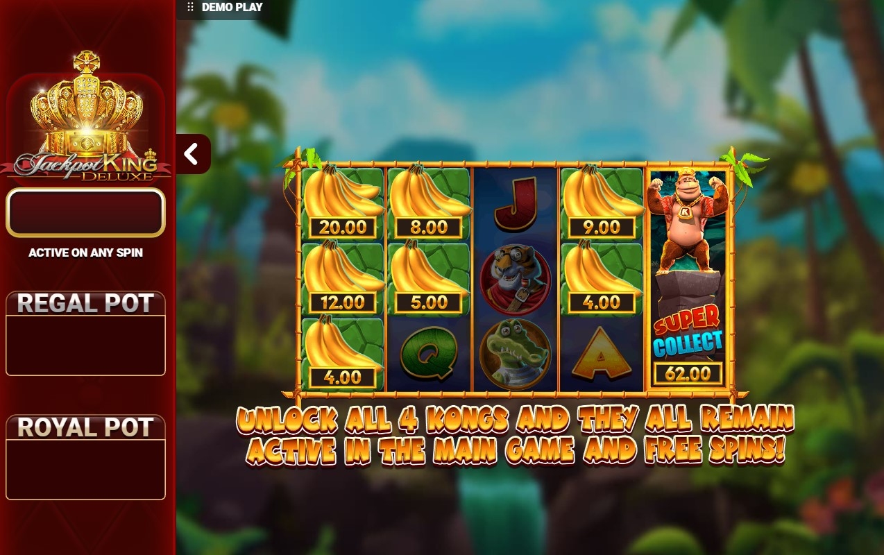 King Kong Cash Go Bananas Slot Gameplay