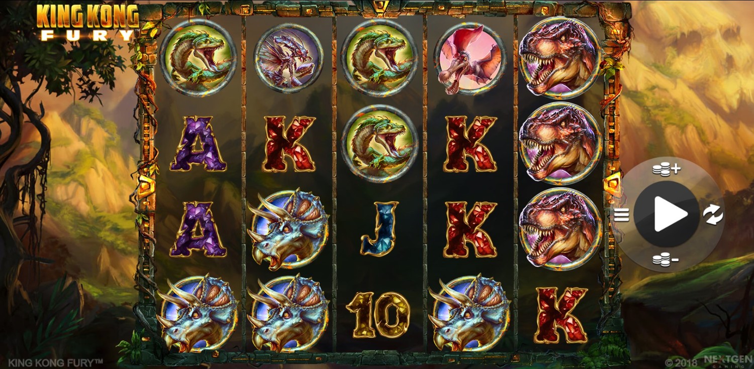 King Kong Fury 95 Slot Gameplay