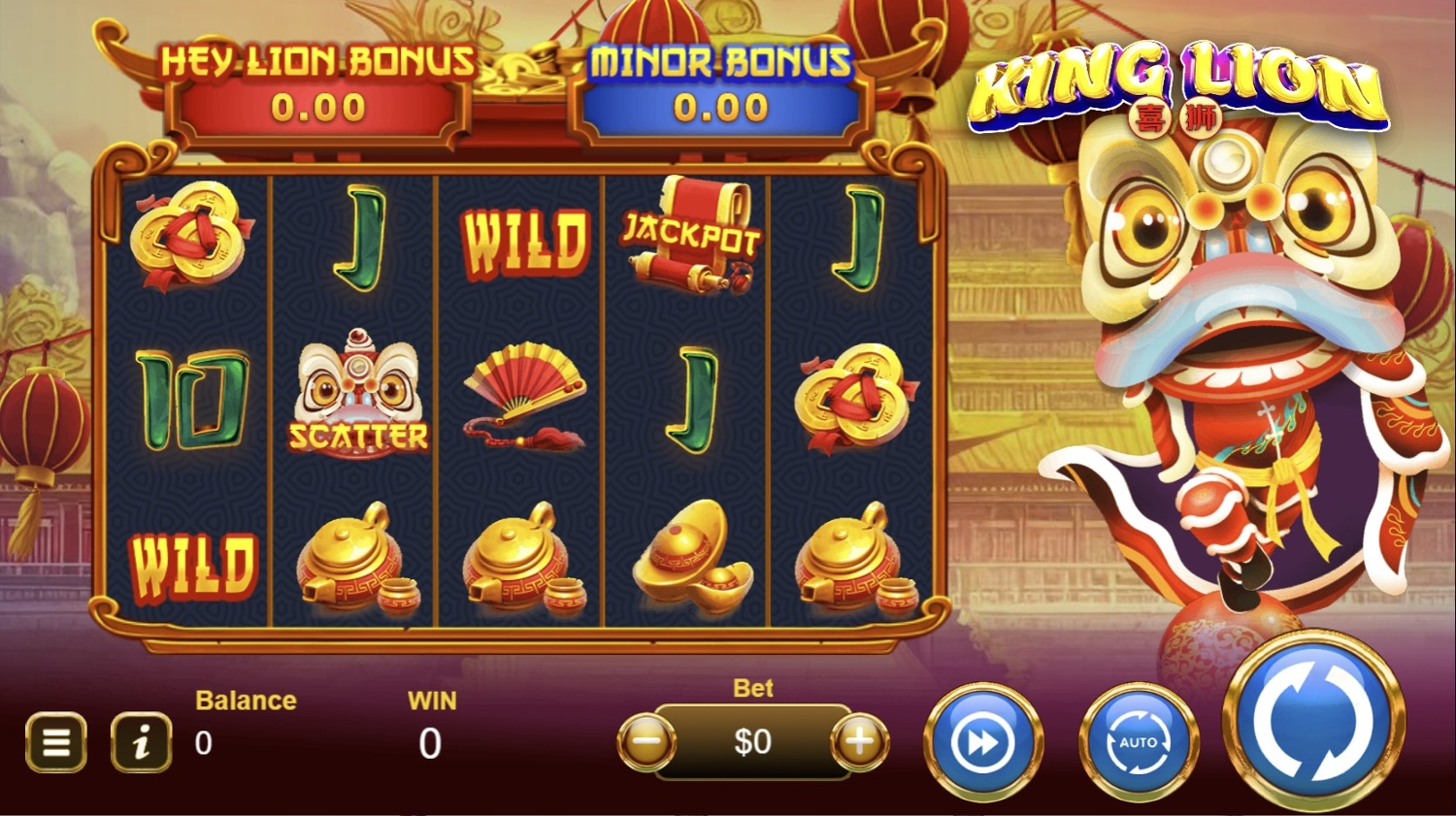 King Lion Slot Gameplay
