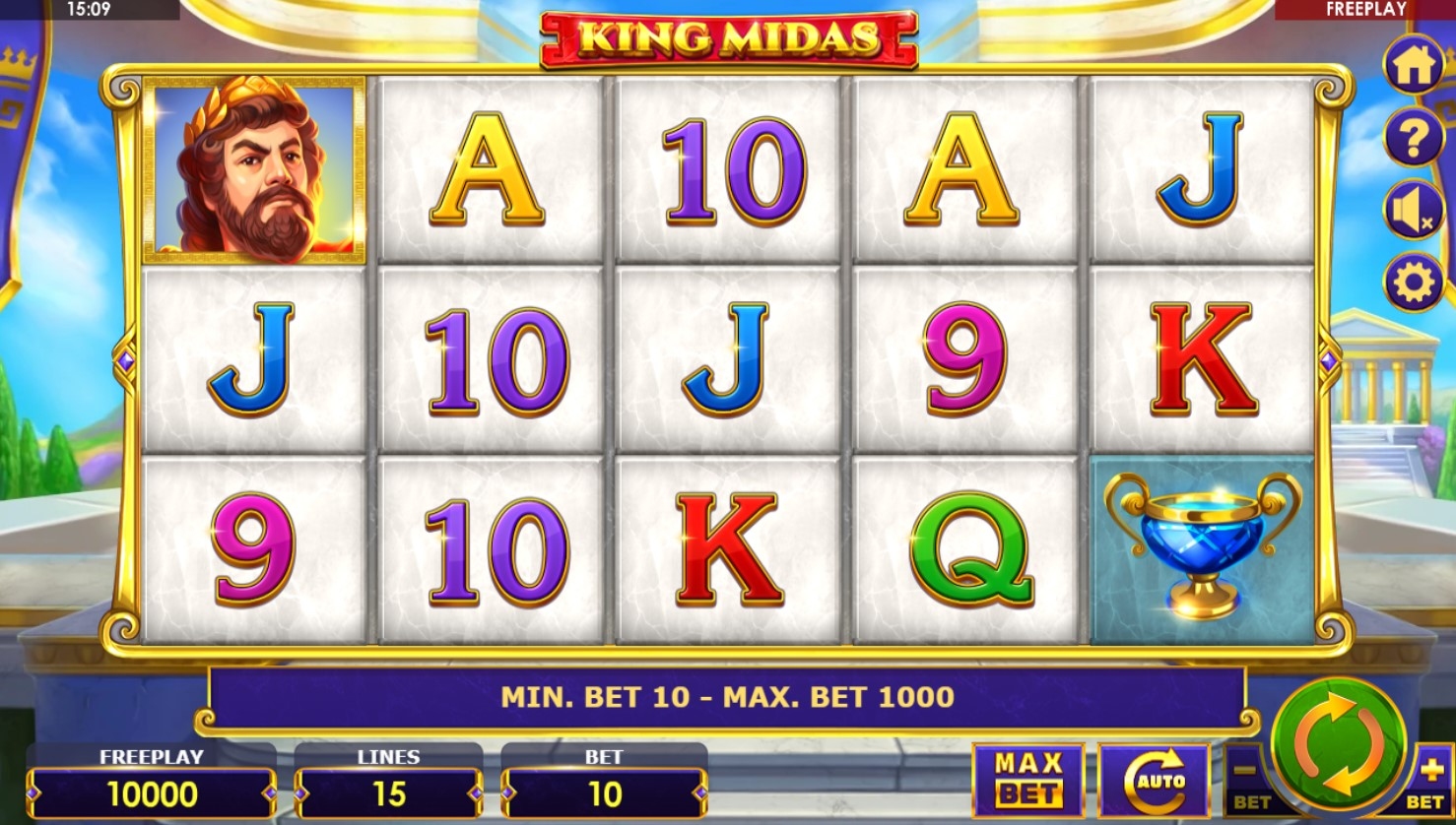 King Midas Slot Gameplay