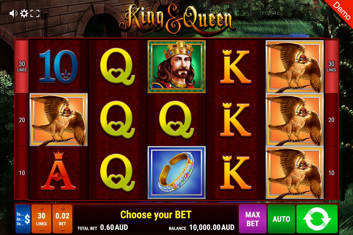 King Queen Slot Gameplay