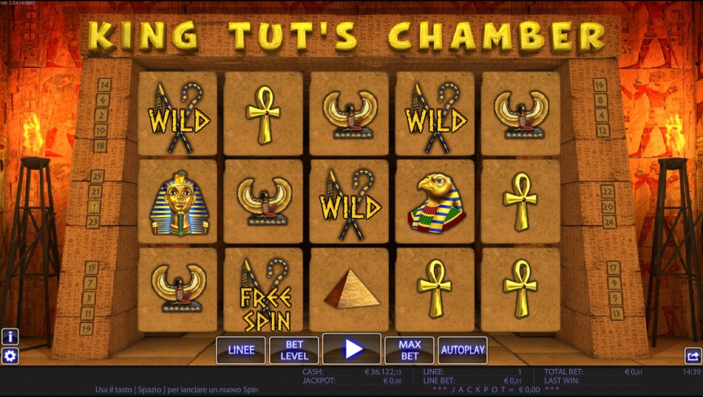 King Tut's Chamber Slot Gameplay