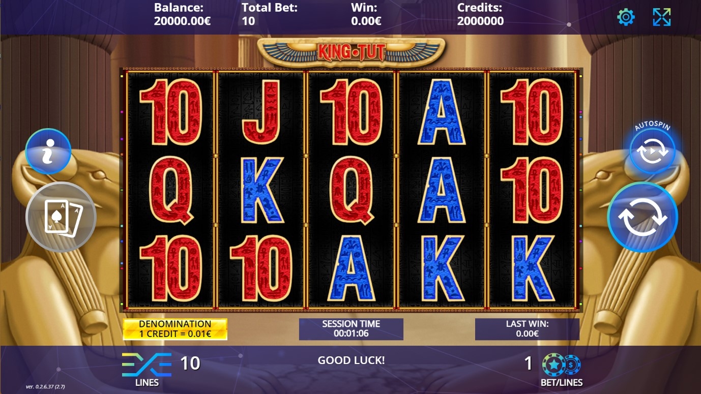 King Tut Slot Gameplay