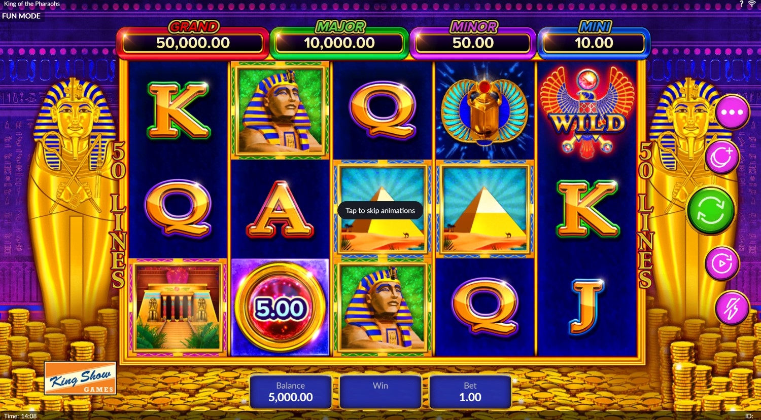King of the Pharaohs Slot Gameplay