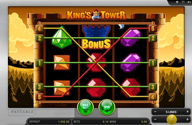 King's Tower Slot Gameplay