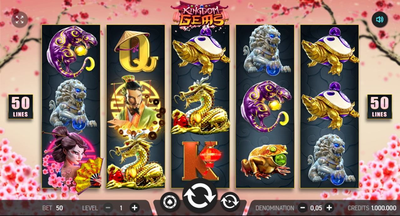 Kingdom Gems Slot Gameplay