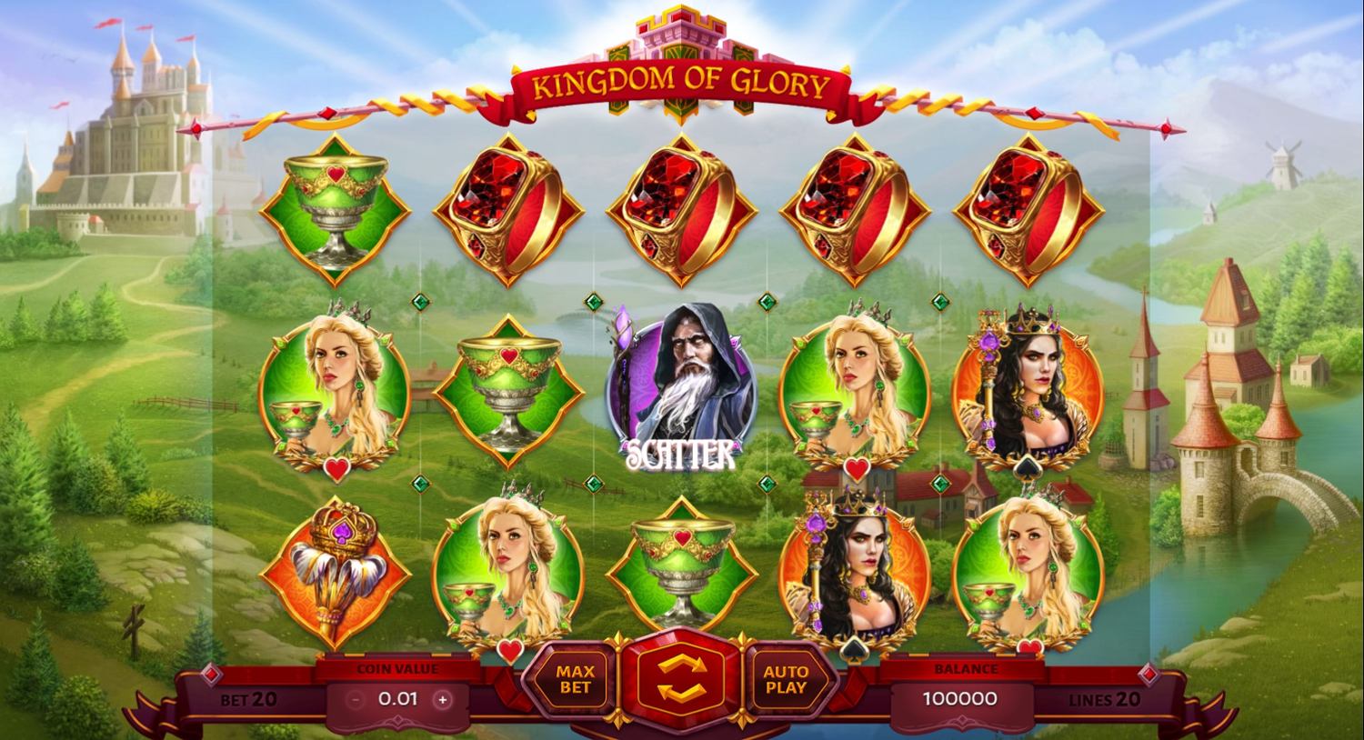 Kingdom of Glory Slot Gameplay
